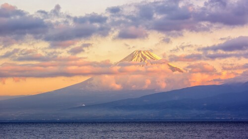 景观 云 山脉 富士山 日本 亚洲 自然